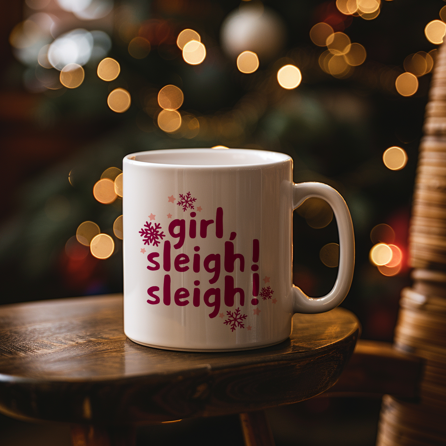 Girl, Sleigh! Mug